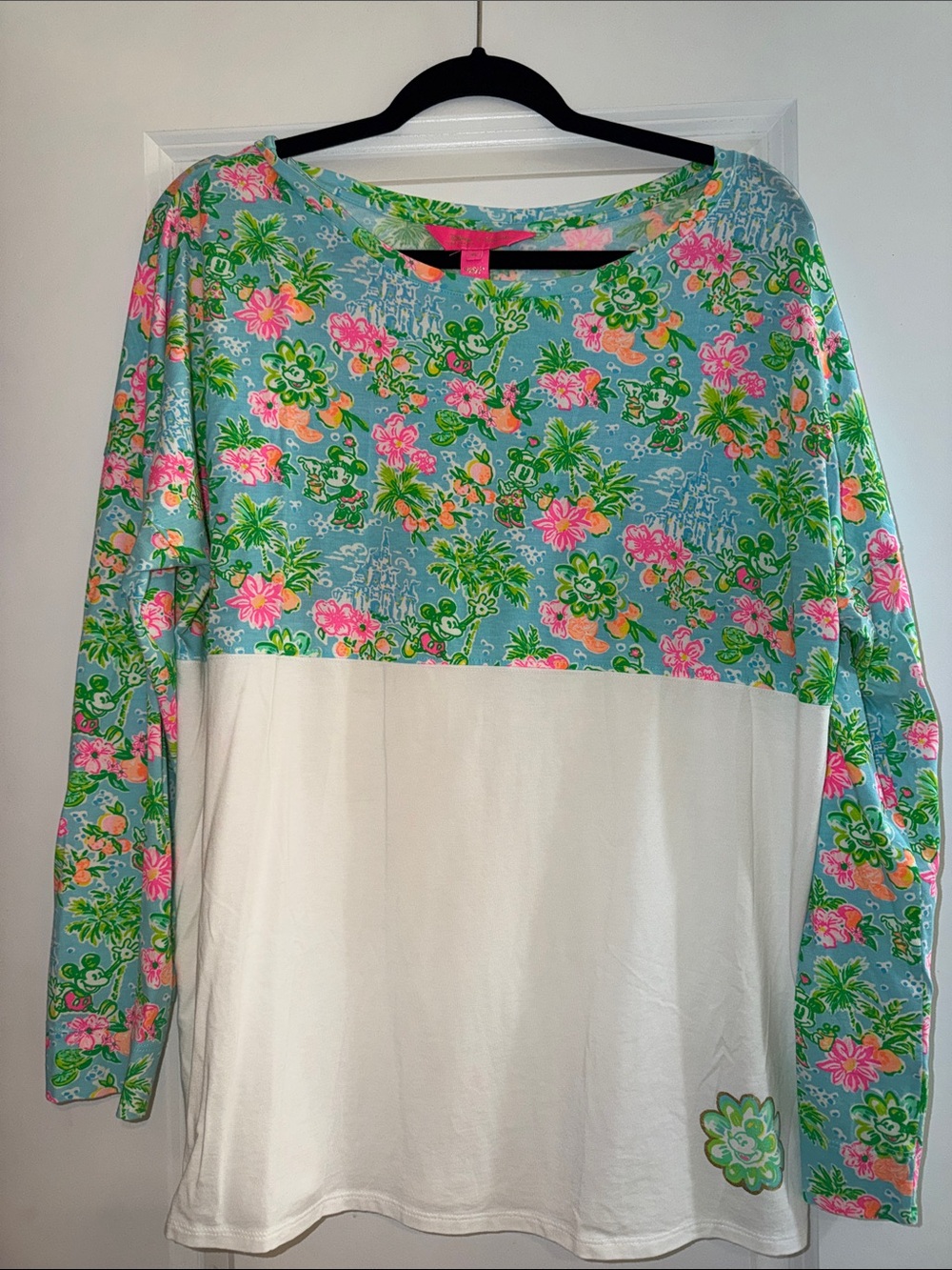 Lilly Pulitzer x Disney Two-Tone Long Sleeve Top - XL